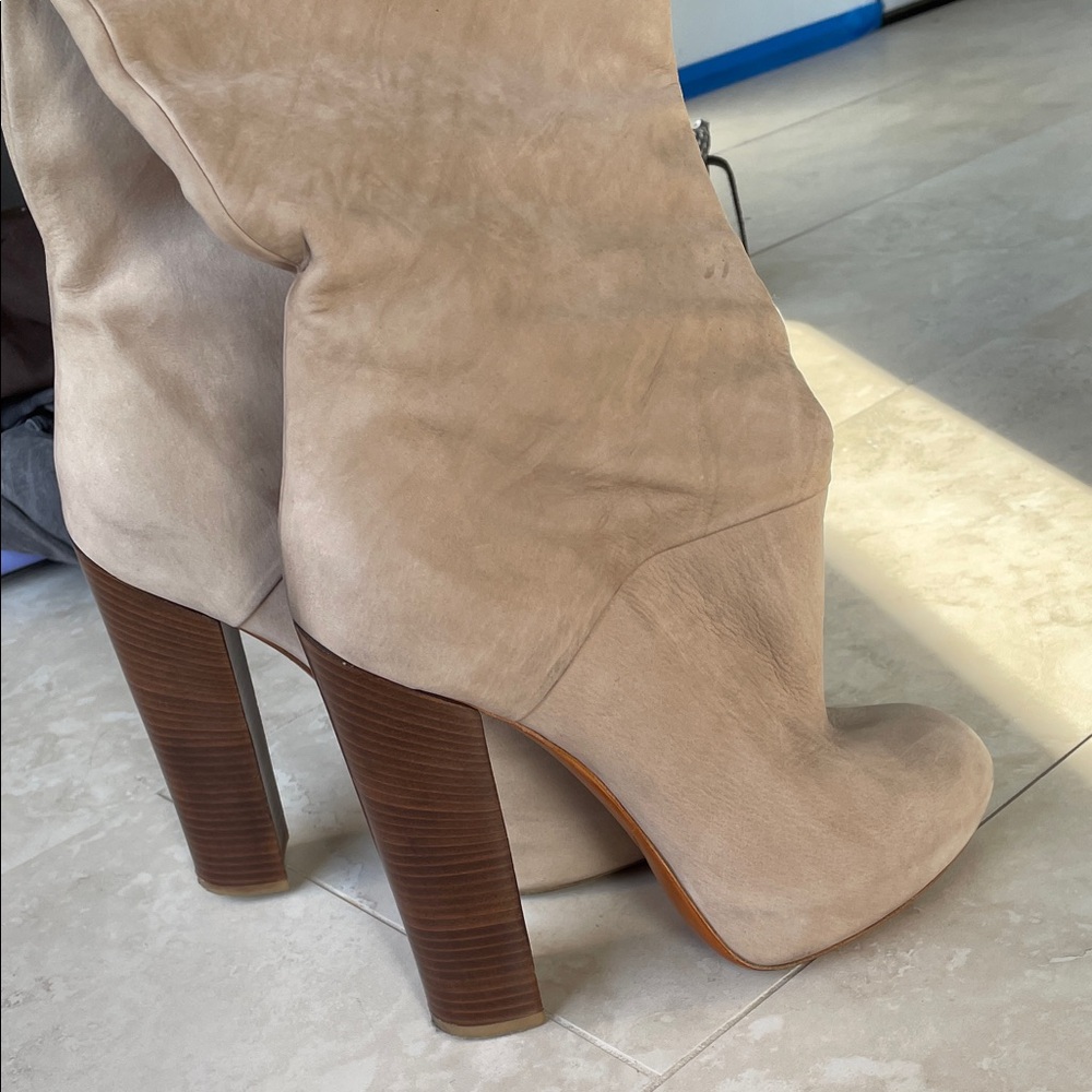 Brian Atwoood tall platform heeled boots size 8 - Picture 10 of 16